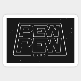 Pew Pew Land! Sticker